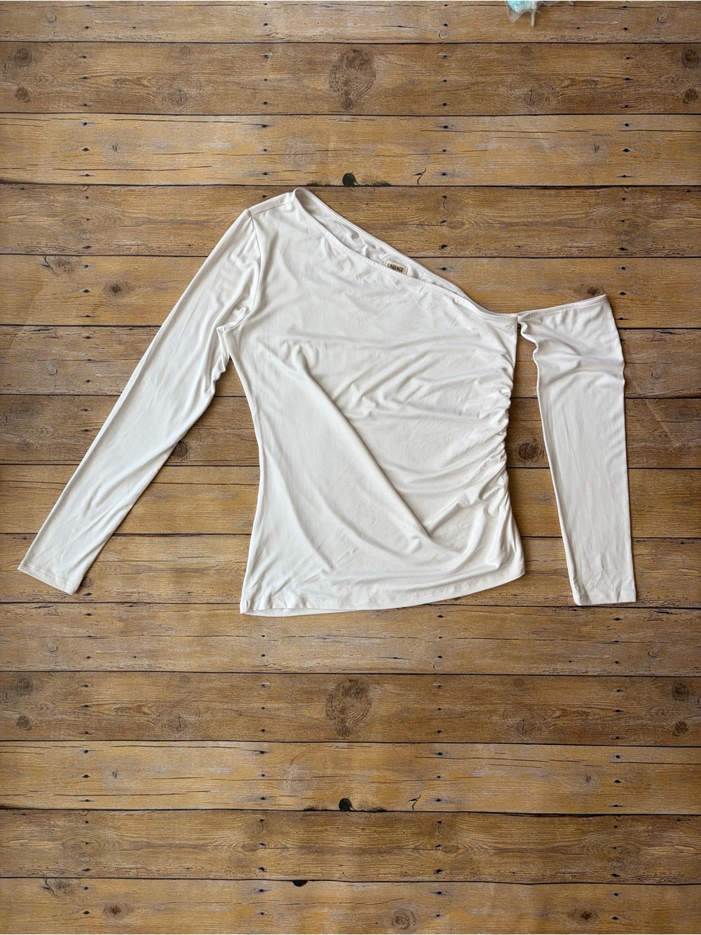 L'AGENCE NWOT Hattie Top in White-size Large